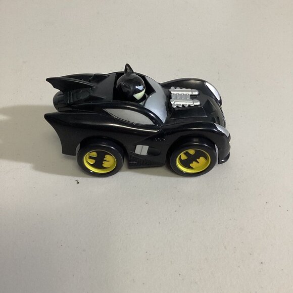 Fisher Price Batman Figure With Batmobile Vehicle - Picture 2 of 8